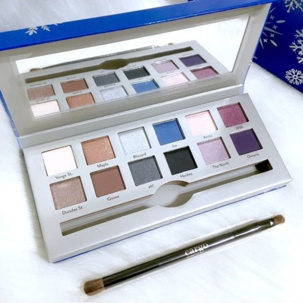 CARGO Eye Shadow Palette Chill In The Six With Dual Brush NEW in BOX